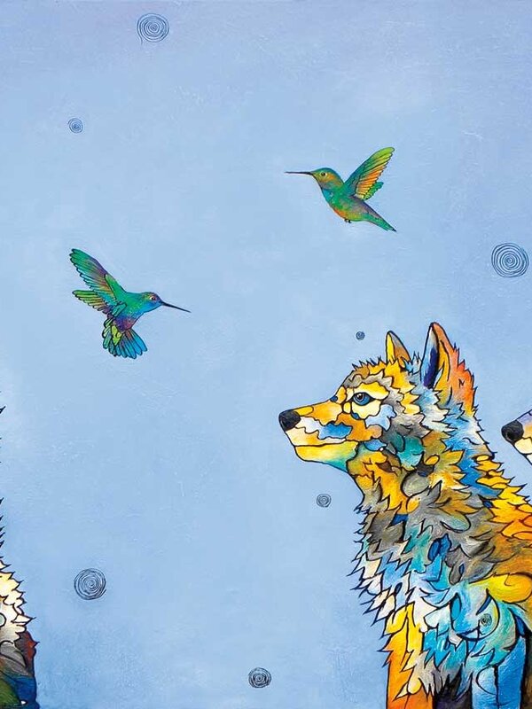 Art card First Encounters by Micqaela Jones
