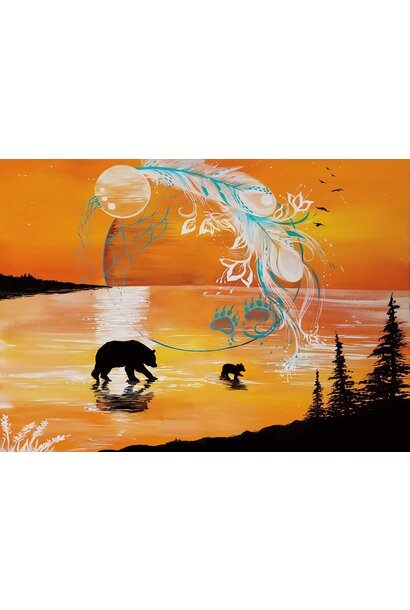 Art Card Mother Bear II by Karen Erickson