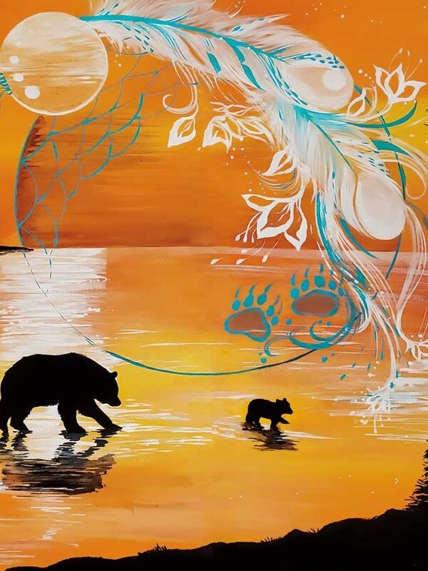 Art Card Mother Bear II by Karen Erickson