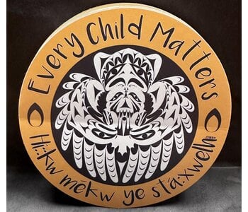 Every Child Matters 6" Orange Decal -Eagle mother by Jared Deck