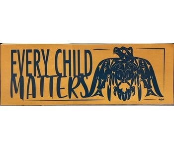 Every Child Matters Bumper Sticker- Eagle Mother by Jared Deck