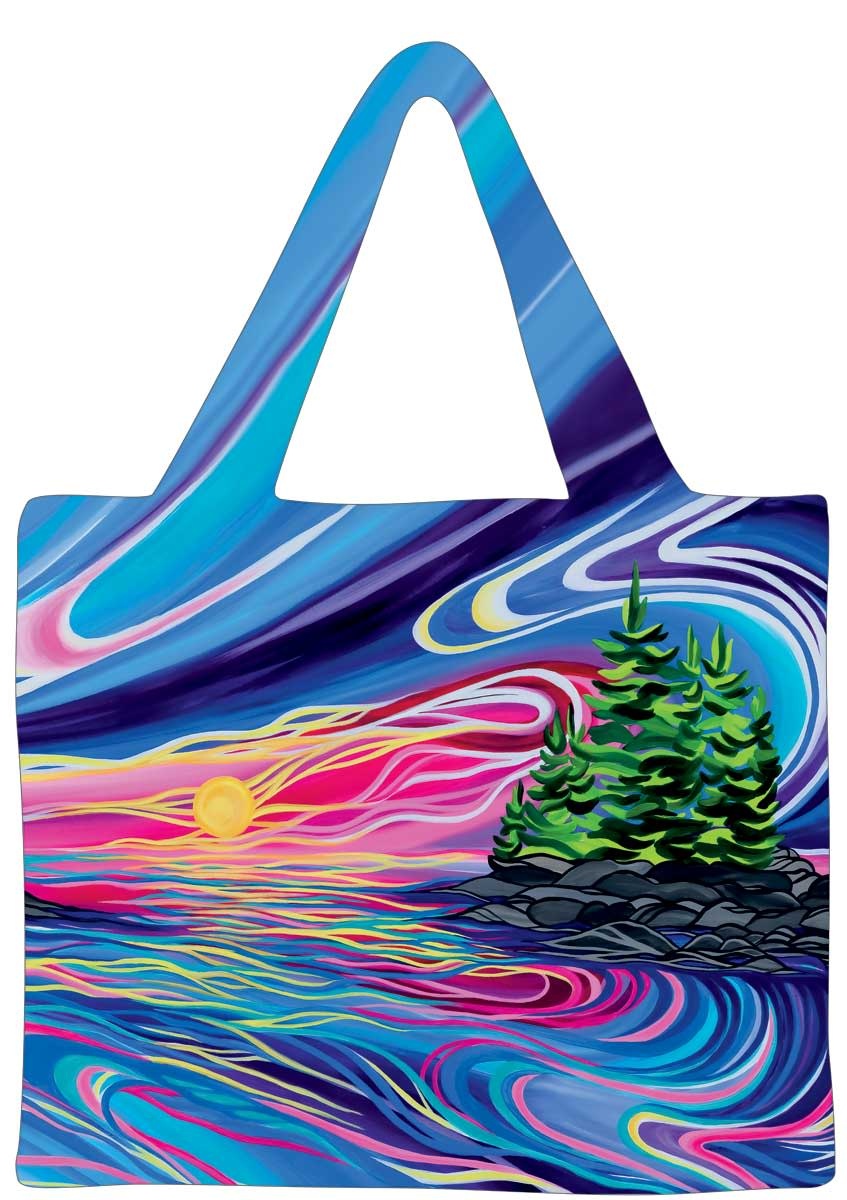 Reusable bag Reflect & Grow with Love   by Shawna Boulette Grapentine-1
