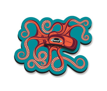 3D Magnet - Octopus (Nuu)  by Ernest Swanson