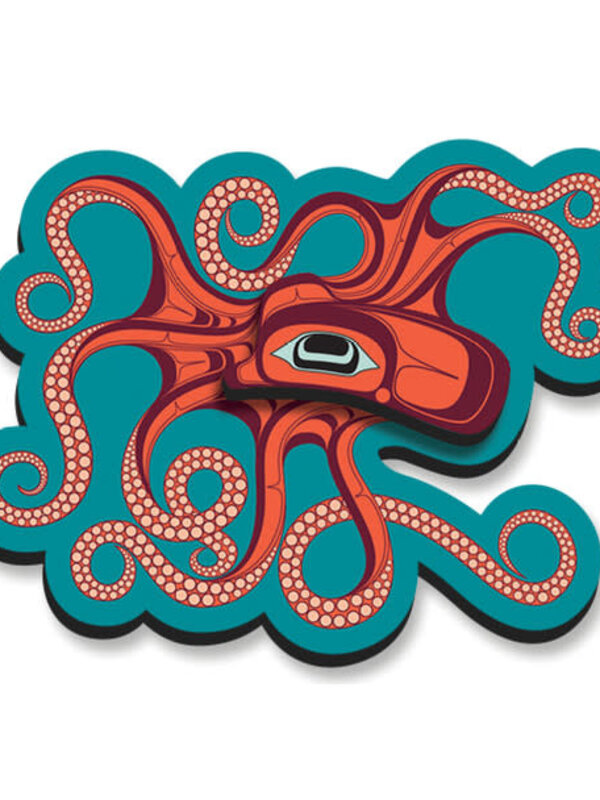 3D Magnet - Octopus (Nuu)  by Ernest Swanson