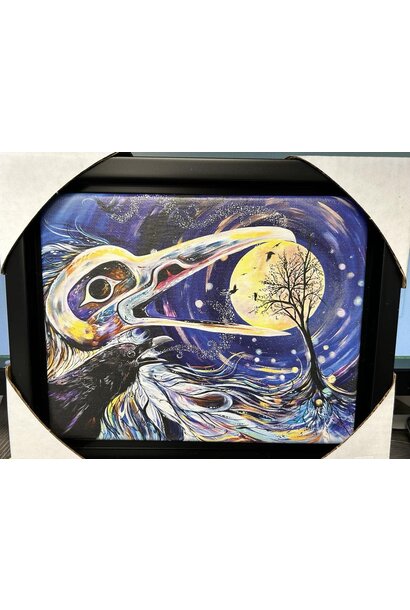 Canvas Stretched and Framed - Raven Moon by Carla Joseph