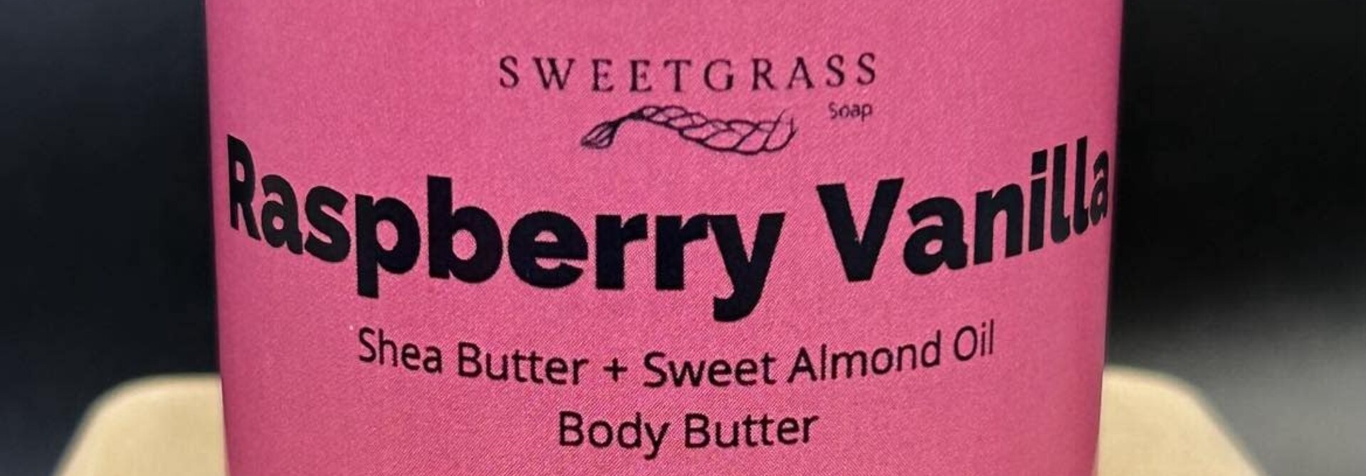 Raspberry Vanilla  Body Butter by Sweetgrass Soaps