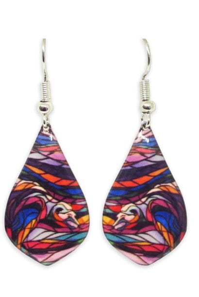 Salmon Hunter earrings by  Don Chase