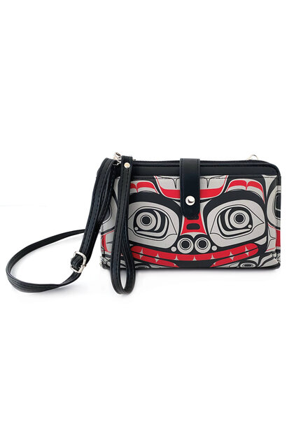 Smartphone Crossbody Bag - Matriarch Bear by Morgan Asoyuf