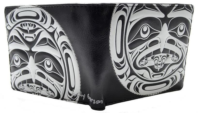 Men's Wallet - Full Moon by Andy Everson-1