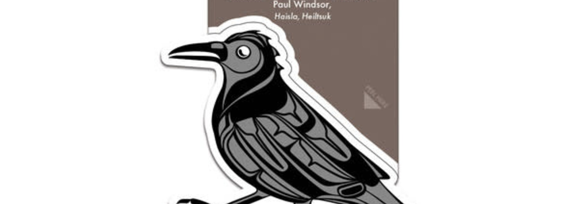 Sticker - Crow - Walk in the Park by Paul Windsor