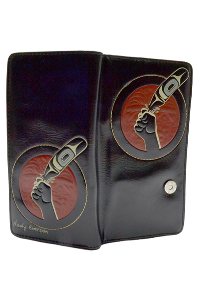 Woman's Wallet - Idle No More by Andy Everson