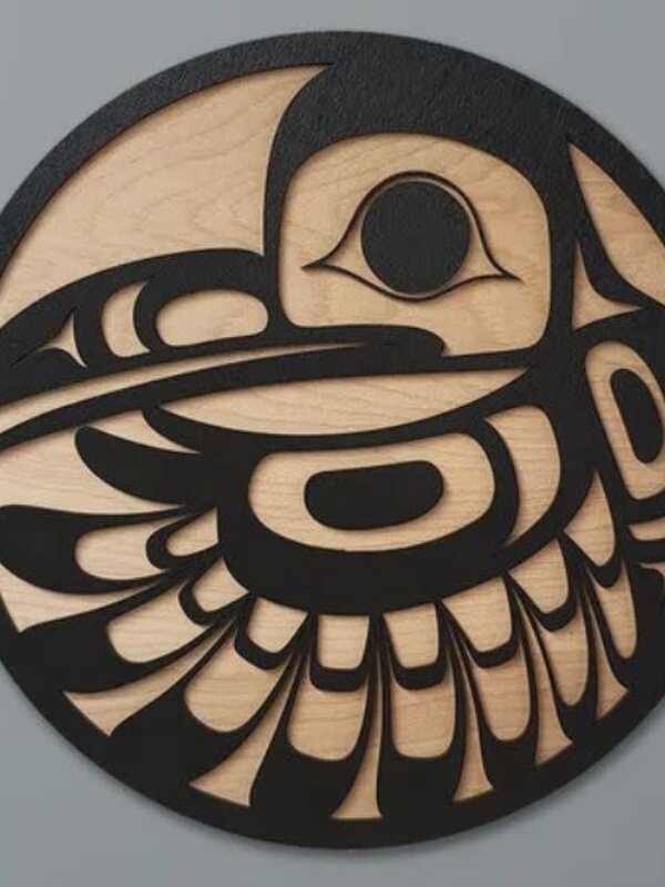 5" Wall Plaque - Raven II by Raven Wolden
