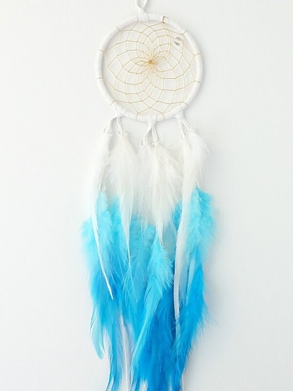3" Turquoise Ombre Dream Catcher