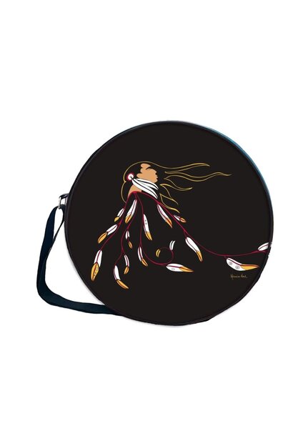 17" drum bag Eagle's Gift by Maxine Noel