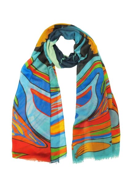 Eco Scarf Mother Earth by Maxine Noel