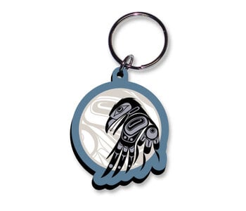 Keychain - Raven Moon by Allan Weir