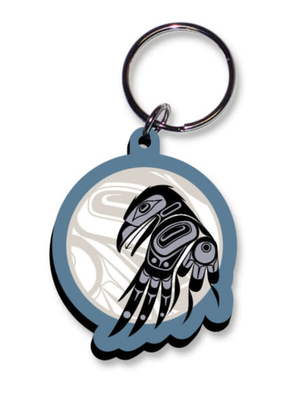 Keychain - Raven Moon by Allan Weir