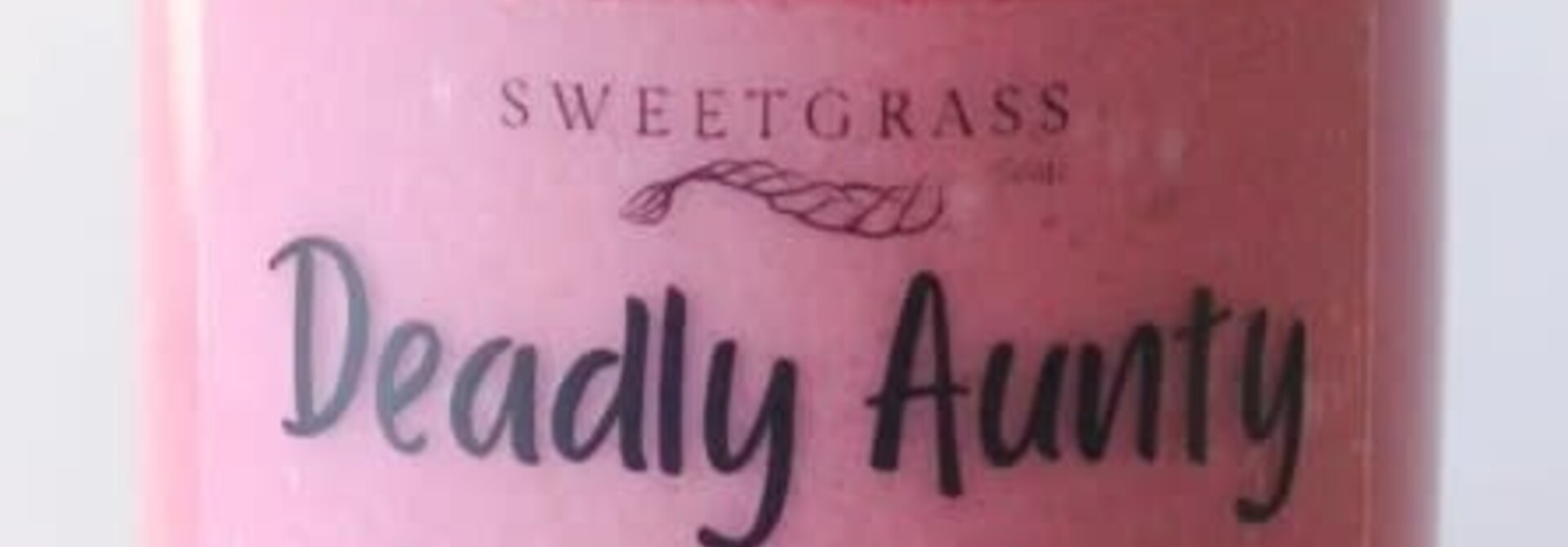 8oz Deadly Aunty Foaming Sugar Scrub by Sweetgrass Soap