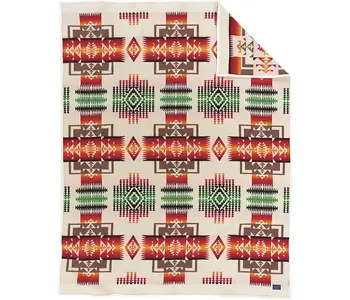 Pendleton Crib Blanket- Chief Joseph Ivory