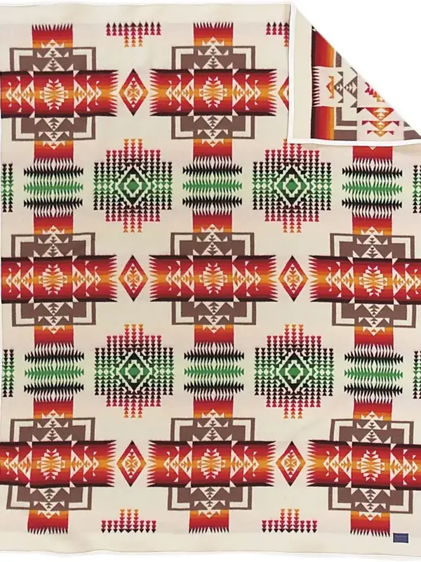 Pendleton Crib Blanket- Chief Joseph Ivory