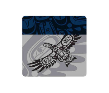 Cork-Backed Coaster - Soaring Eagle by Corey Bulpitt