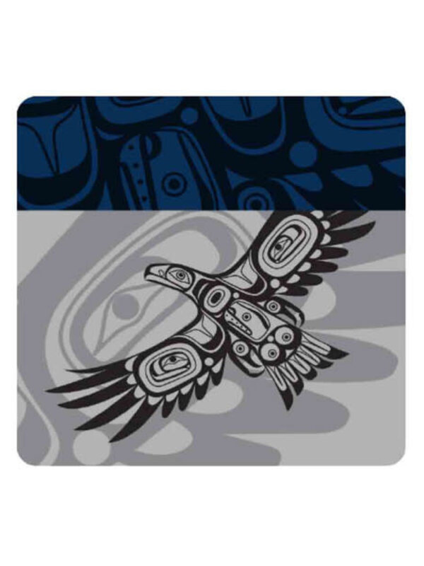 Cork-Backed Coaster - Soaring Eagle by Corey Bulpitt