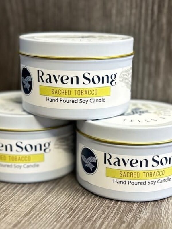 Raven Song Hand Poured Candle - Sacred Tobacco