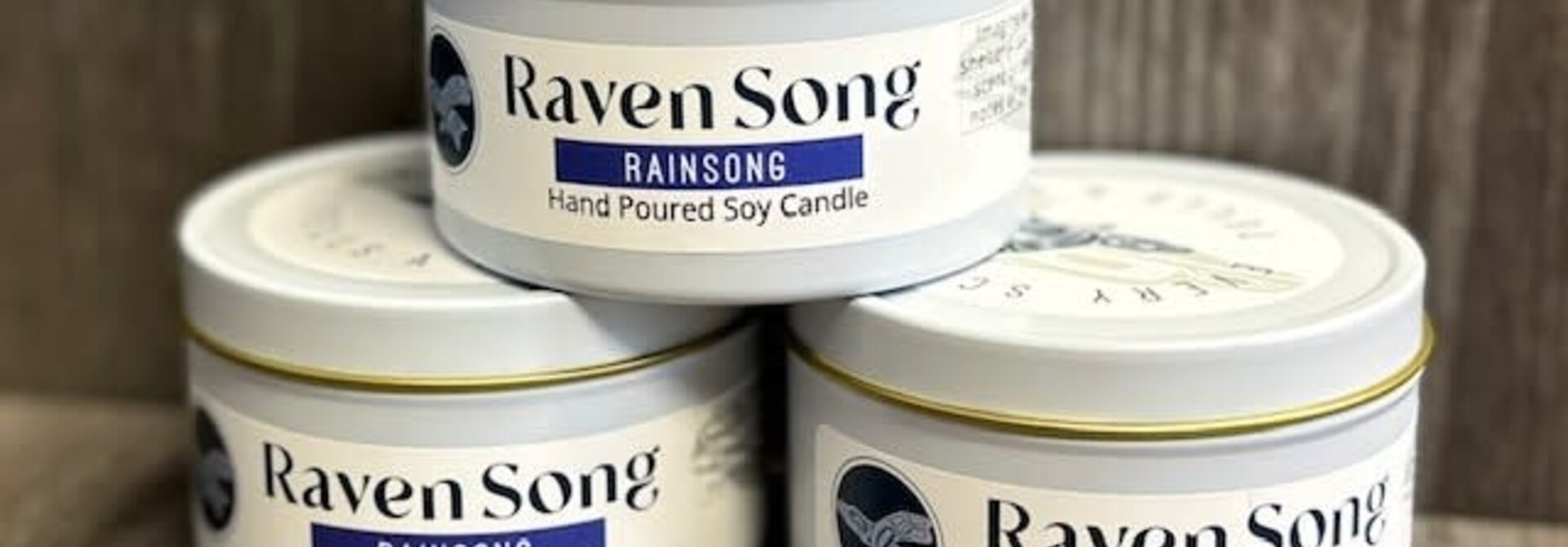 Raven Song Hand poured Soy  - Candle Rainsong