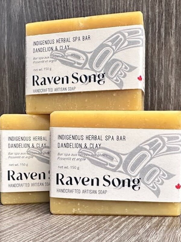 Deluxe Artisan Dandelion Clay Soap by Raven Song Soaps