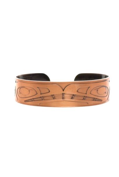 Copper Orca bracelet by Dan Yunkws