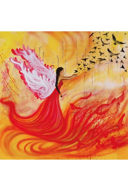 6"x9" Art Card - Honouring Her Sacred Spirit by Shawna Boulette Grapentine
