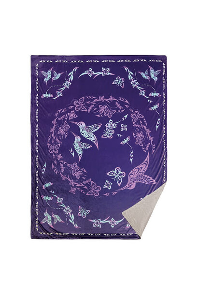 Premium Blanket - Hummingbird by Simone Diamond