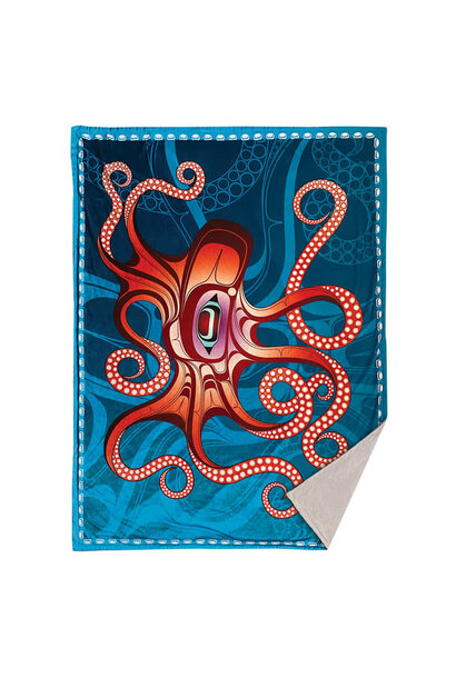 Premium Blanket - Octopus (Nuu) by Ernest Swanson
