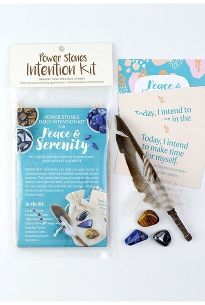Power Stones Intention Kit Peace and Serenity