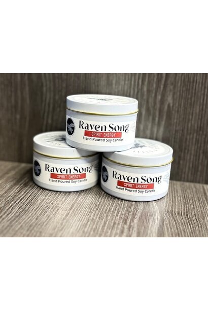 Raven Song hand poured soy Candle -Spirit Energy