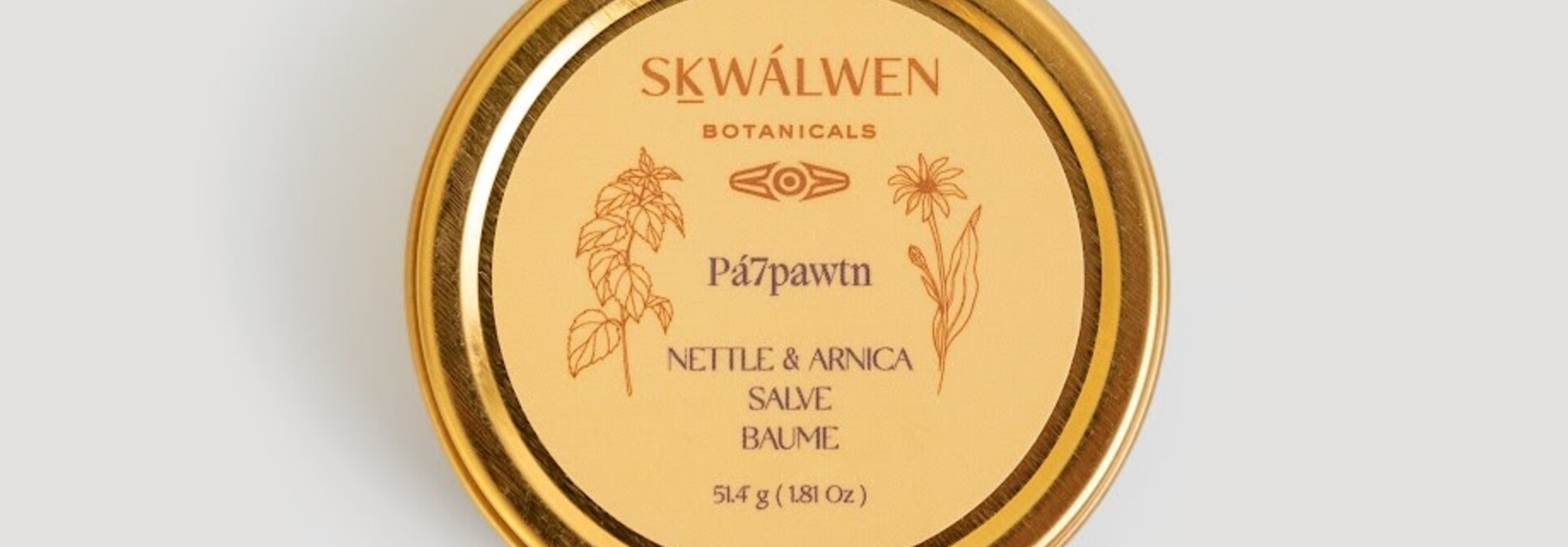 Pá7pawtn Nettle and Arnica Salve by Skwalwen Botanicals