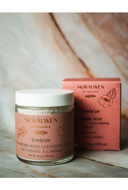 Tewin'xw Cranberry Rose Cleansing Clay by Sḵwálwen Botanicals