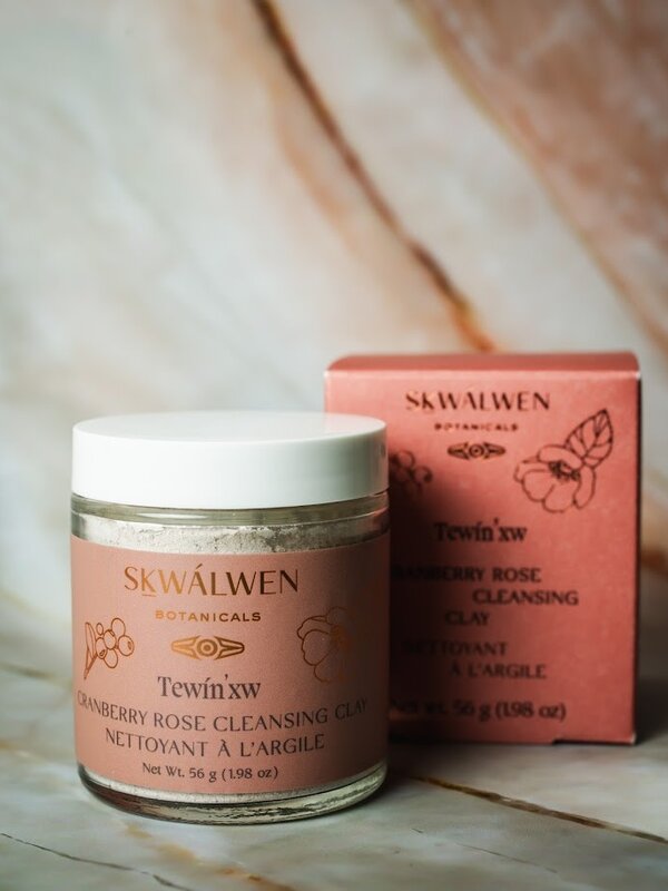 Sḵwálwen Botanicals Tewin'xw Cranberry Rose Cleansing Clay by Sḵwálwen Botanicals