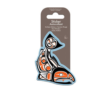 Sticker - Sockeye Salmon by Paul Windsor