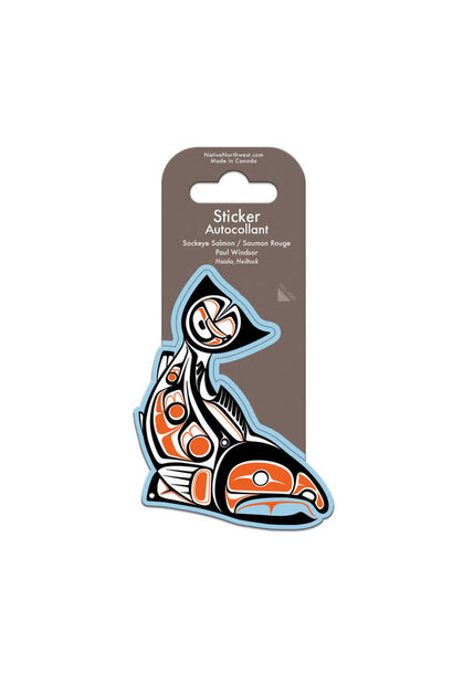 Sticker - Sockeye Salmon by Paul Windsor