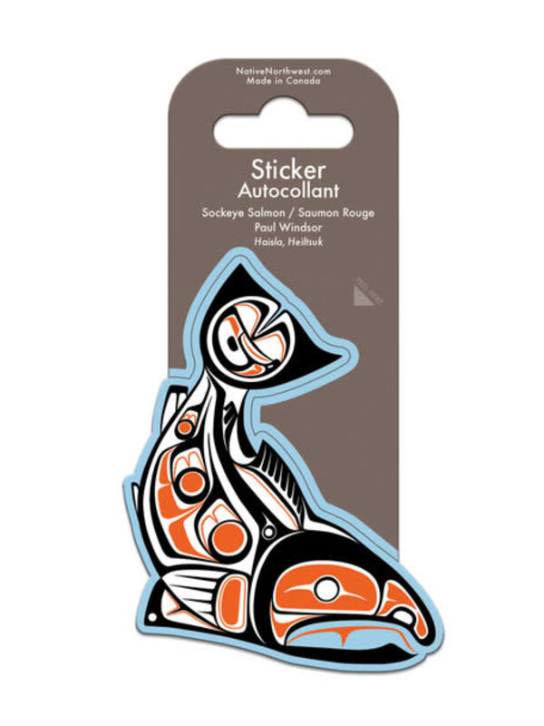 Sticker - Sockeye Salmon by Paul Windsor