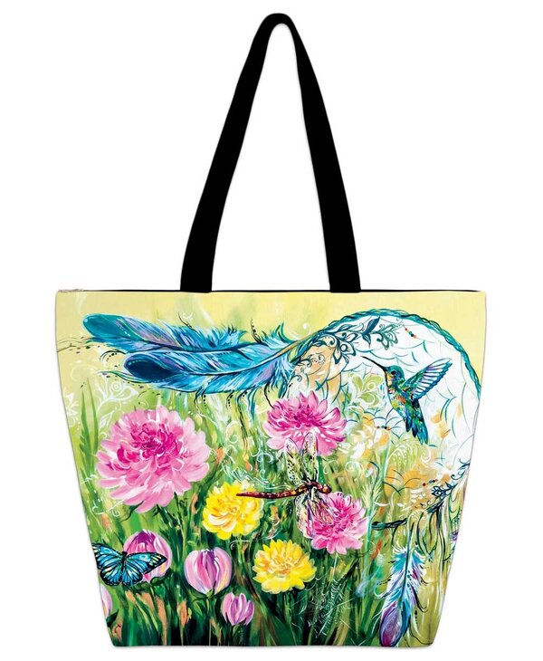 Large Canvas Tote Dreamcatcher by Carla Joseph Sto l Gift Shop