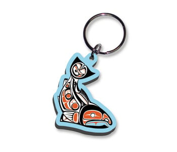 Keychain - Sockeye Salmon by Paul Windsor