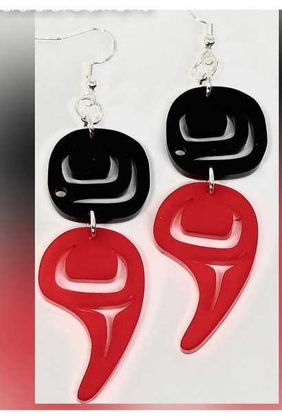 Semicolon Red/ Black by Jada Creations