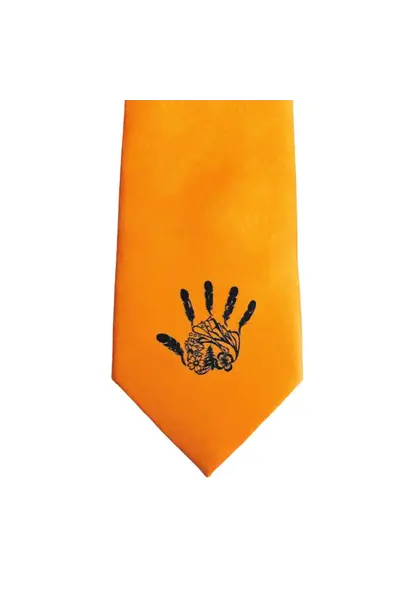 Gitxsan Hand Silk Tie by Michelle Stoney