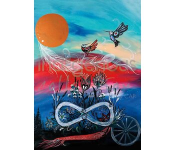 Art card - Metis Pride by Karen Erickson