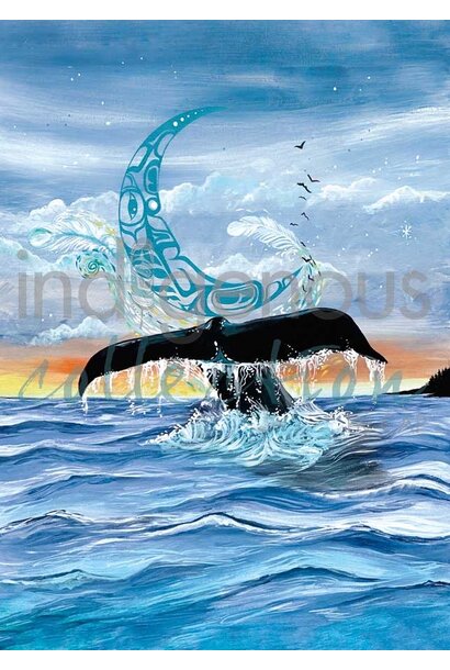 Art Card  Whale Song by Karen Erickson
