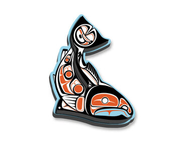 3D Magnet - Sockeye Salmon by Paul Windsor