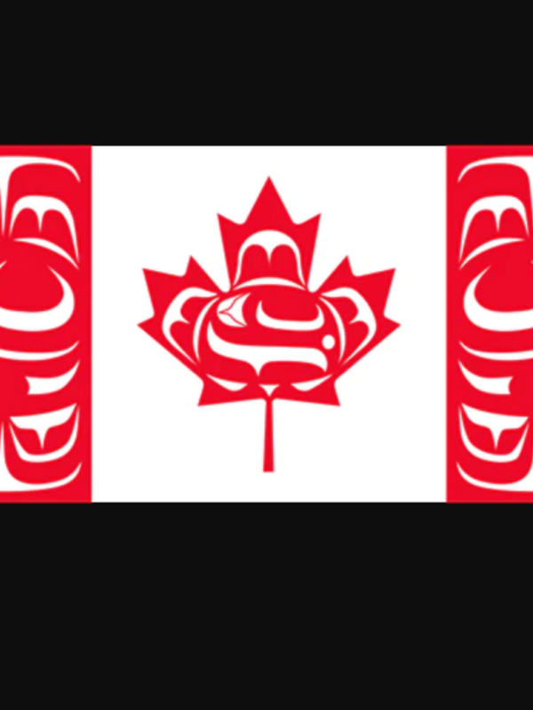 3' x 5' Standing Together Canadian Flag by Curtis Wilson