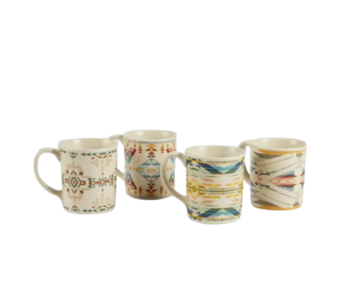 Pendleton 12 oz Ceramic Mug Set -High Desert Collection